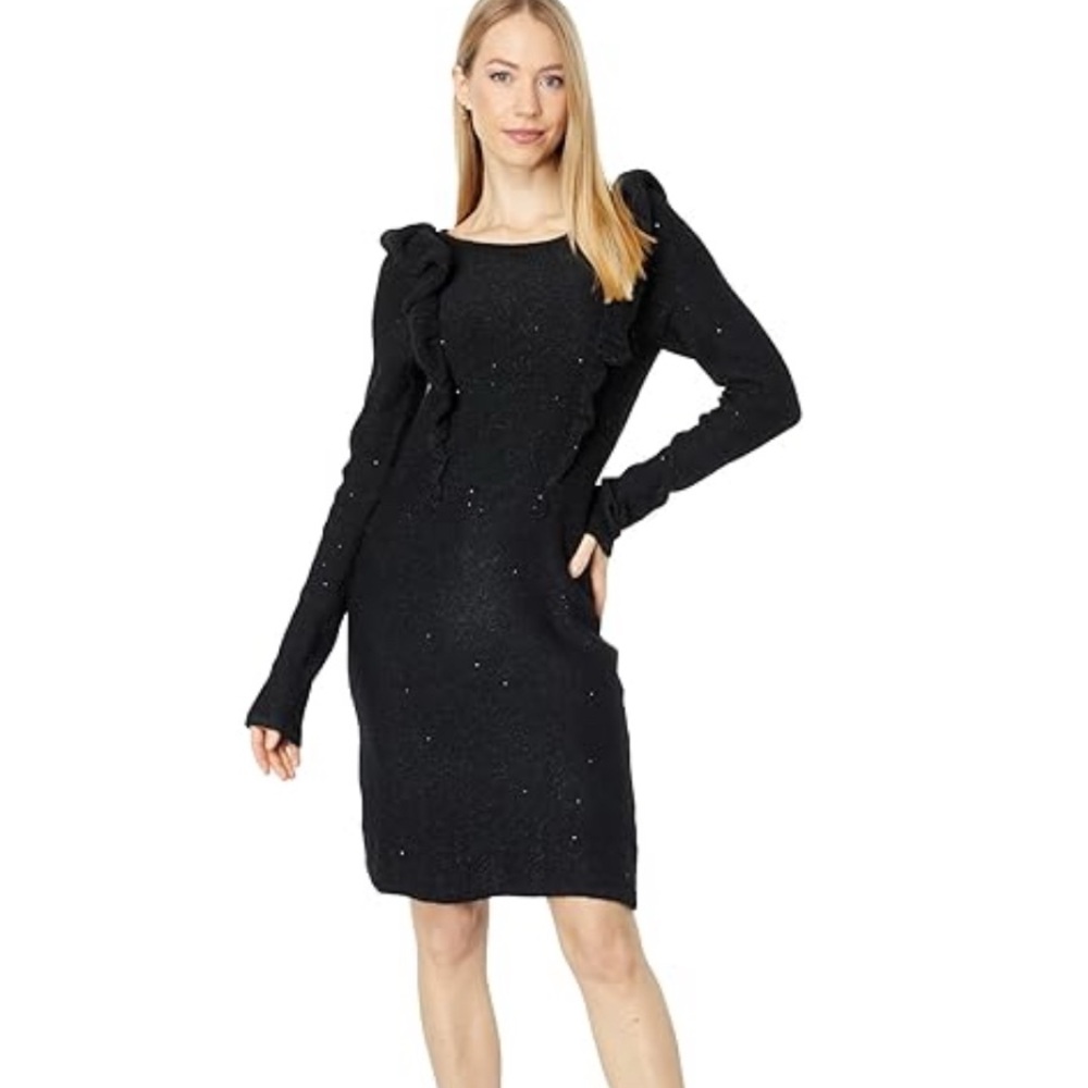 Lilly Pulitzer Black Long Sleeve Dress